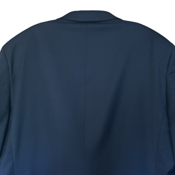 Tommy Hilfiger Men’s Two Button Blazer Blue Wool Blend Sport Coat Jacket Sz. 48L - Picture 5 of 13
